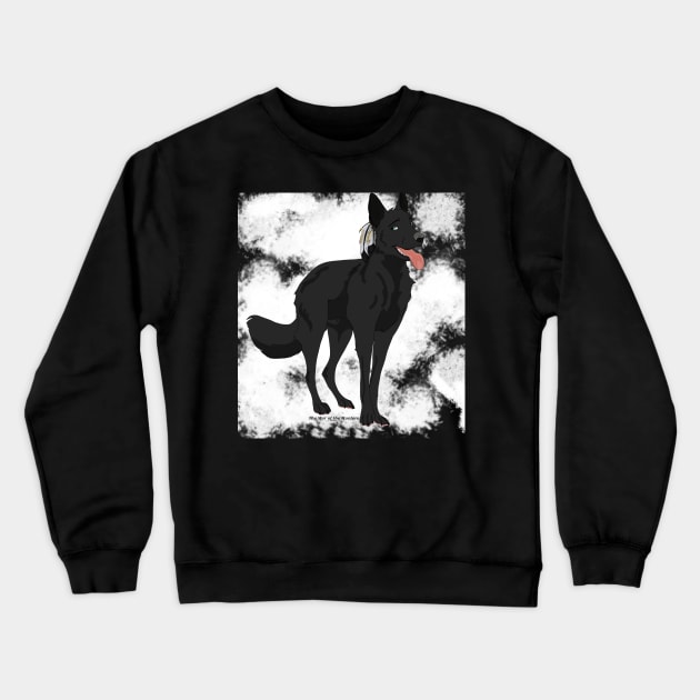 Amarok Splotches War of the Hunters co Crewneck Sweatshirt by HolidayPup